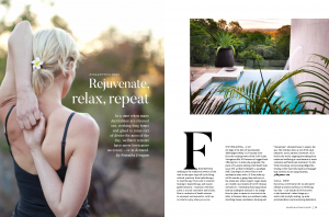 Vacations & Travel Magazine - Spa Wellness Feature